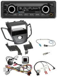 Blaupunkt Bluetooth DAB Lenkrad USB Autoradio für Ford Fiesta 10-13 ohne Display