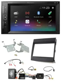Pioneer DAB Lenkrad 2DIN Bluetooth USB Autoradio für Porsche Cayenne MOST-Sounds