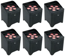 Светодиодный прибор Chauvet DJ Freedom Par T6 Black (6 штук)