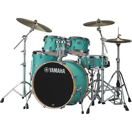 Акустическая ударная установка Yamaha Stage Custom Birch 5-Piece Shell Pack With 22" Bass Drum Matte Surf Green