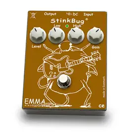 Педаль эффектов для электрогитары Emma Electronic StinkBug Classic Overdrive Guitar Effects Pedal