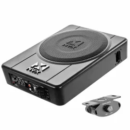 NVX QBUS10P 200W RMS 10" Under Seat Amplified Ported Car Audio Subwoofer System