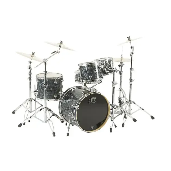 Ударная установка акустическая DW Performance Series 5-Piece Shell Pack Black Diamond with Chrome Hardware