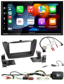Kenwood DAB USB Bluetooth 2DIN Lenkrad Autoradio für Hyundai Tucson 2010-2015 sc