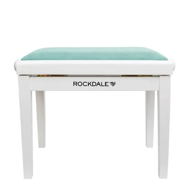 Банкетка для клавишных Rockdale RHAPSODY 131 SV WHITE MINT GREEN