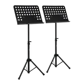Gator Frameworks GFW-MUS-0500 Lightweight Sheet Music Stands 2-Pack