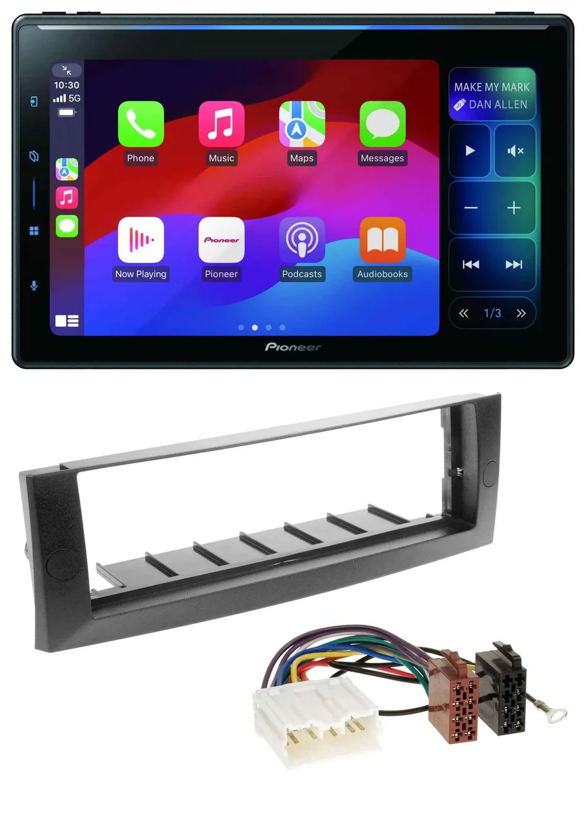 Pioneer Bluetooth DAB MP3 USB Autoradio für Mitsubishi Colt (2004-2008)