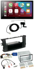 Pioneer USB Bluetooth DAB Lenkrad 2DIN Autoradio für Toyota Auris 2011-2012 schw