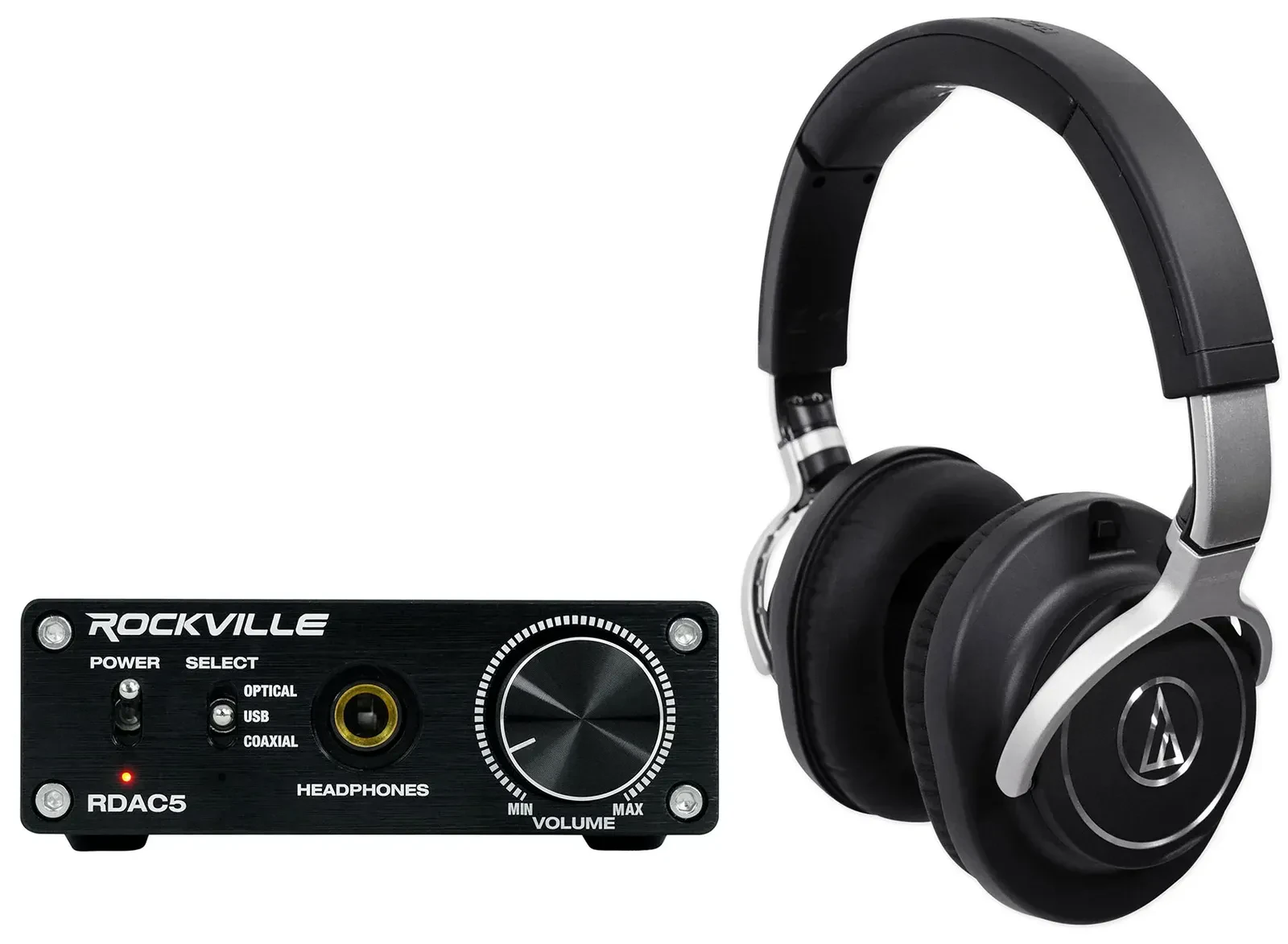 Наушники мониторные Audio-Technica ATH-M70x (набор) с ЦАП-усилителем для наушников RDAC5B