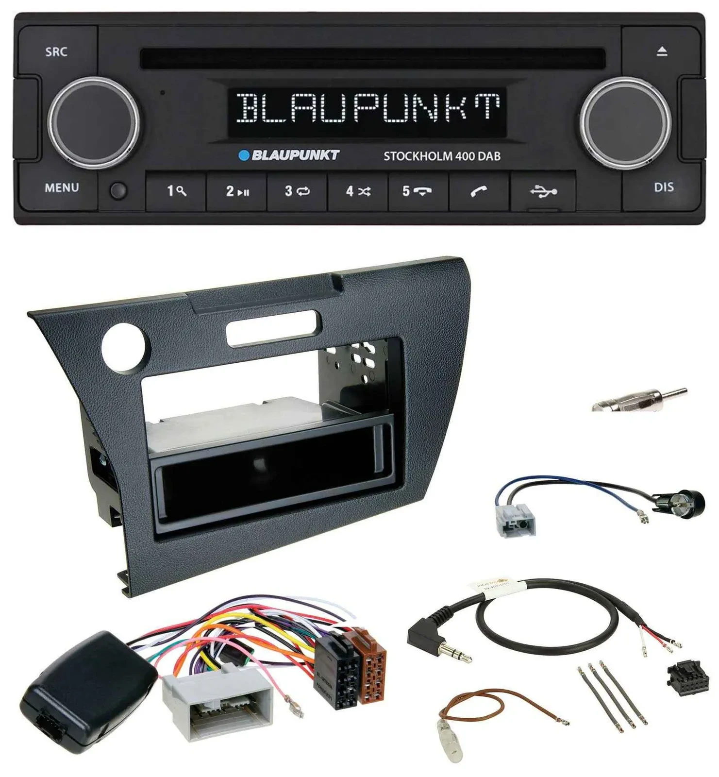 Blaupunkt Lenkrad Bluetooth DAB CD USB Autoradio für Honda CR-Z 2010-2013