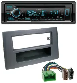 Kenwood MP3 Bluetooth DAB USB CD Autoradio für Volvo XC90 (16 Pin, 2002-2014)