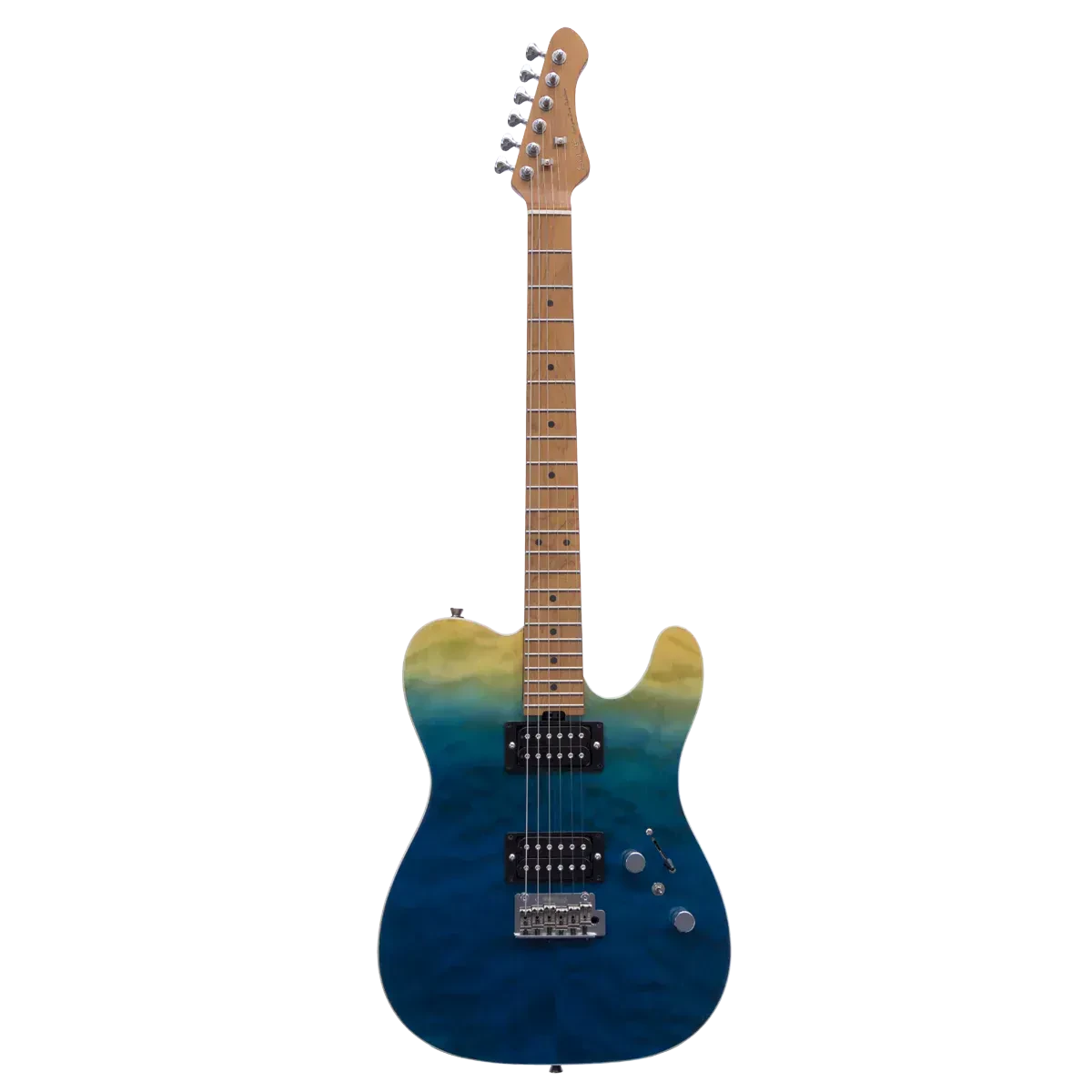 Электрогитара Sqoe SD190 TGR Yellow-Blue Gradient