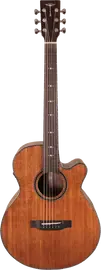 Трансакустическая гитара Tyma A1 Custom ZL Concert Cutaway Mahogany Natural с чехлом