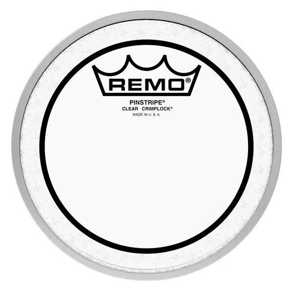 Пластик для барабана Remo 6" Pinstripe Clear Crimplock