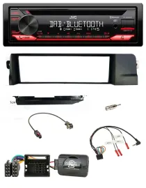 JVC CD DAB USB Bluetooth Lenkrad Autoradio für BMW 3er E46 Profi 2001-2007