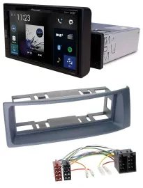 Pioneer DAB MP3 Bluetooth USB Autoradio für Renault Scenic Megane bis 03 grau