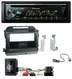 Pioneer DAB Lenkrad CD USB Bluetooth Autoradio für Kia Sportage 3 Navi 10-15 sch