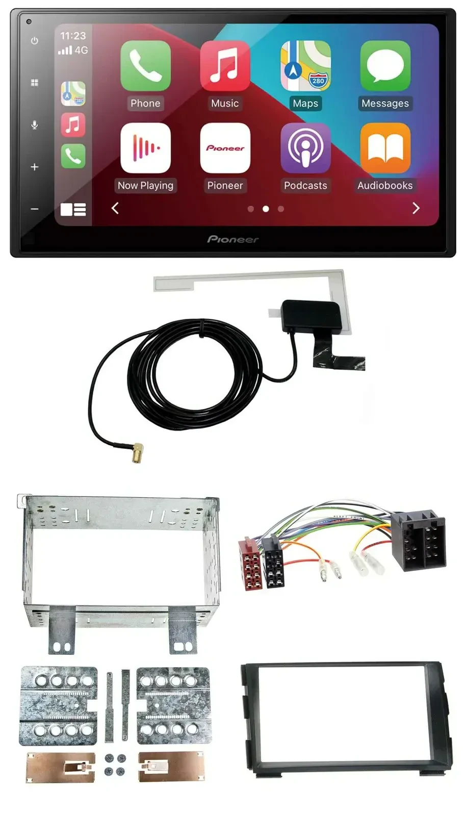 Автомагнитола для Kia Ceed 2009–2012 / proCeed 2011–2013 Pioneer 2DIN, USB, Bluetooth, DAB, MP3