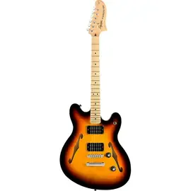 Электрогитара полуакустическая Fender Squier Affinity Starcaster Maple FB 3-Color Sunburst