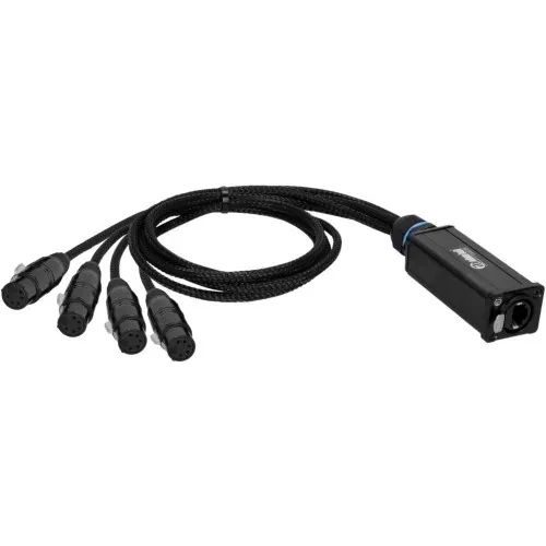 Adam Hall 4 STAR CATBOX XF5 Audio & DMX Multicore 4 XLR 5Pol Female x Cat.6a Neu