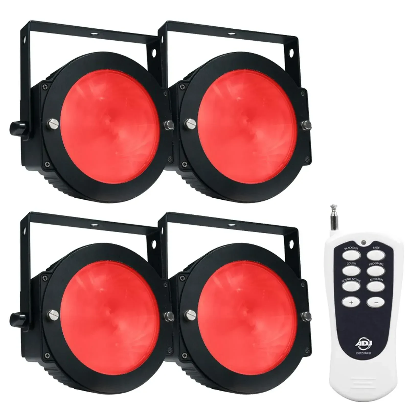 Прибор смены цвета American DJ Dotz Par Pak с пультом управления (4 штуки)