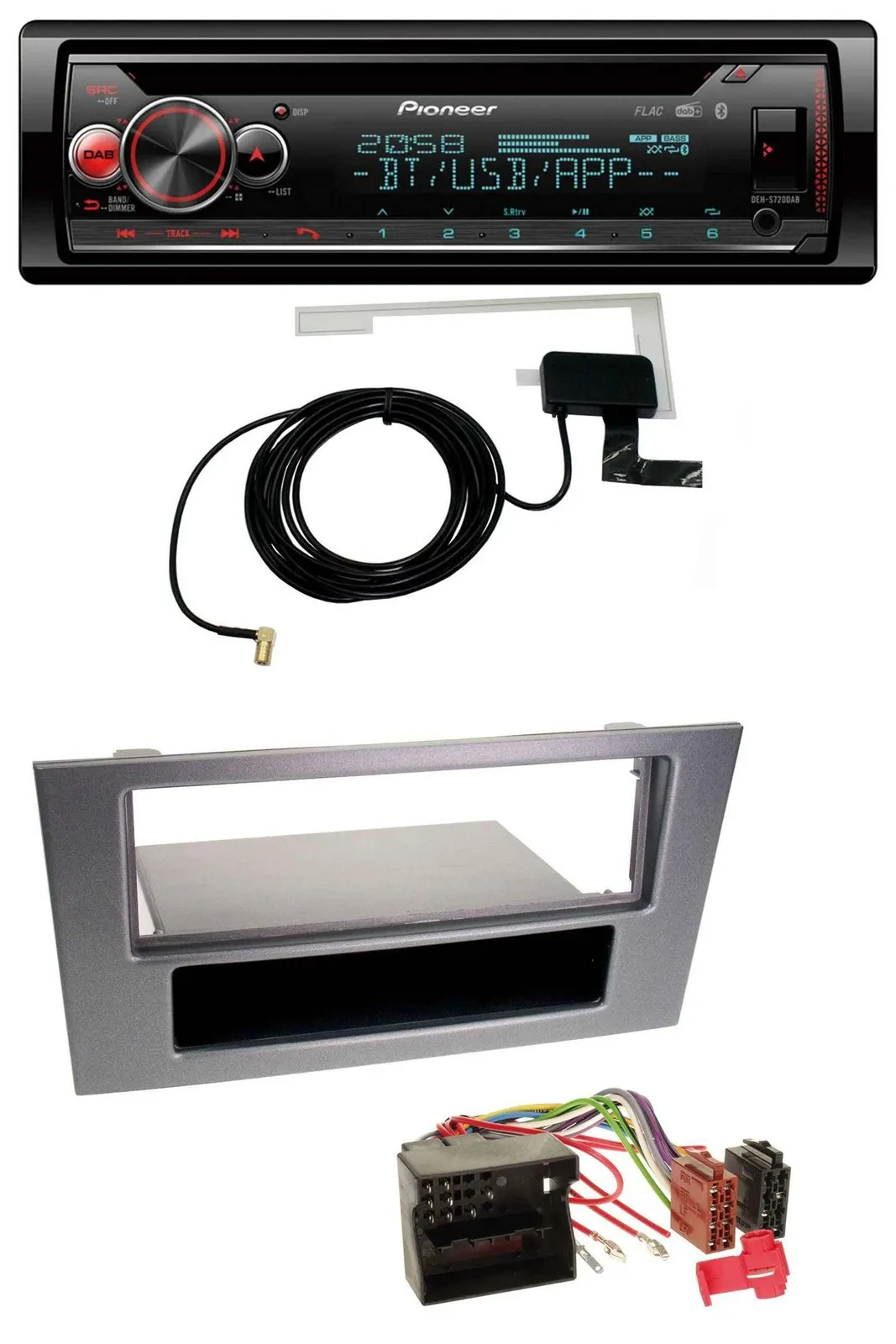 Pioneer DAB CD MP3 USB Bluetooth Autoradio für Ford Mondeo 03-07 OEM-Visteon-Son