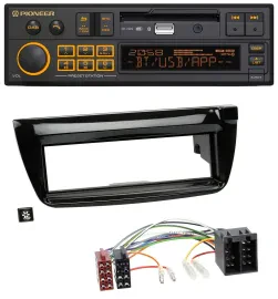 Автомагнитола Pioneer DAB, MP3, USB, Bluetooth для Opel Combo (с 2011), Fiat Doblo (2012–2015)