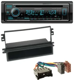 Kenwood MP3 Bluetooth DAB USB CD Autoradio für Kia Carens II (2004-2006)