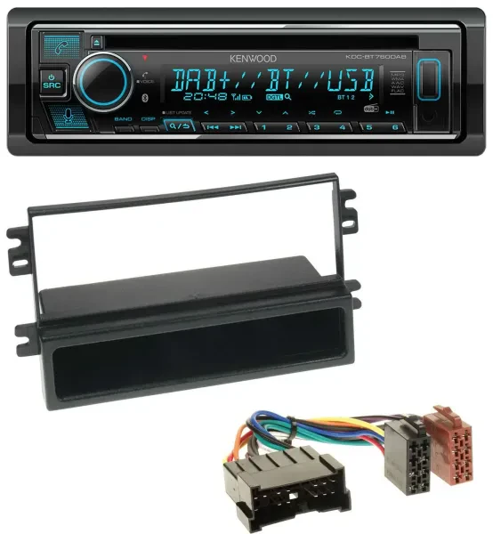 Kenwood MP3 Bluetooth DAB USB CD Autoradio für Kia Carens II (2004-2006)