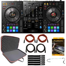 DJ-контроллер с джогом Pioneer DDJ-800 Black с аксессуарами