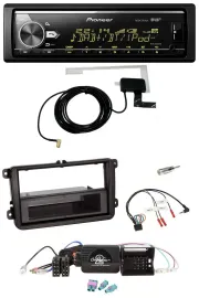 Pioneer Bluetooth DAB USB Lenkrad Autoradio für VW Passat Polo Scirocco Sharan T