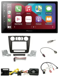 Автомагнитола для BMW 1 Series E87/E88 Pioneer 2DIN, DAB, Bluetooth, USB (ручной климат-контроль)