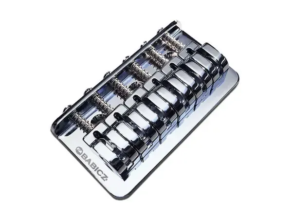 Бридж фиксированный Babicz FCH Z Series 6-String 3 Hole Mount Hardtail Bridge, Chrome