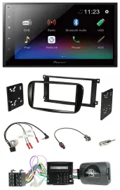 Pioneer USB Bluetooth DAB 2DIN Lenkrad Autoradio für Ford Focus C-Max CAN-Bus gl