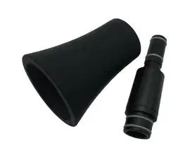 NUVO Straighten Your jSax Kit (Black) прямая шейка и раструб для того, чтобы трансформировать jSax в прямой формат цвет - чёрны