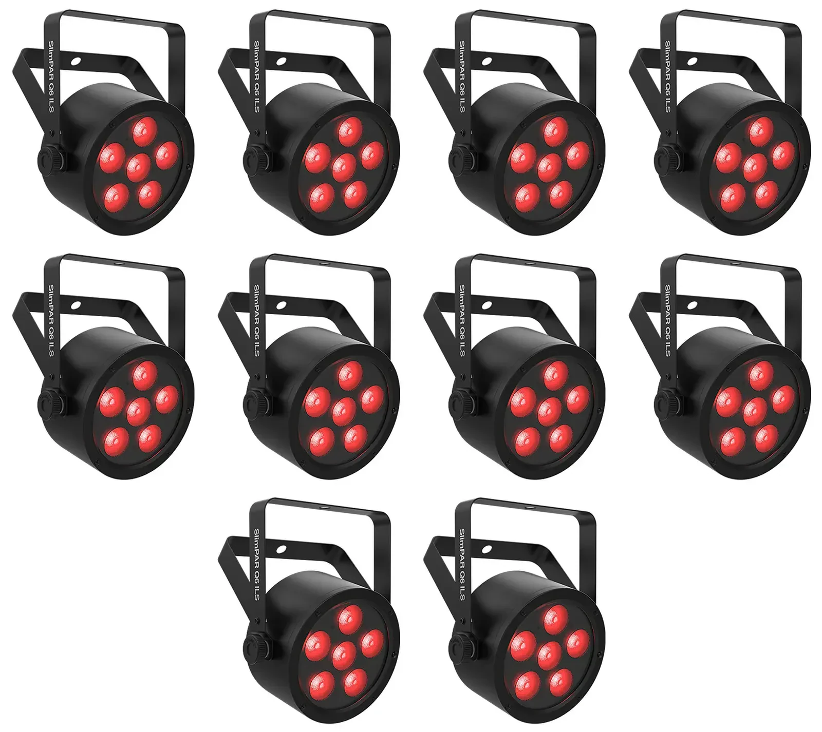 Светодиодный прибор Chauvet DJ SlimPAR Q6 ILS RGBA LED D-Fi USB DMX (10 штук)