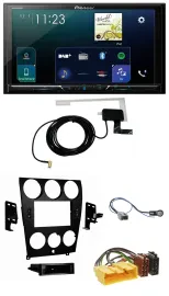 Pioneer 2DIN DAB USB MP3 Bluetooth Autoradio für Mazda 6 (2006-2008)