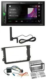 Pioneer MP3 DAB AUX 2DIN Bluetooth Autoradio für VW Caddy Golf 5 6 Jetta ab 2003
