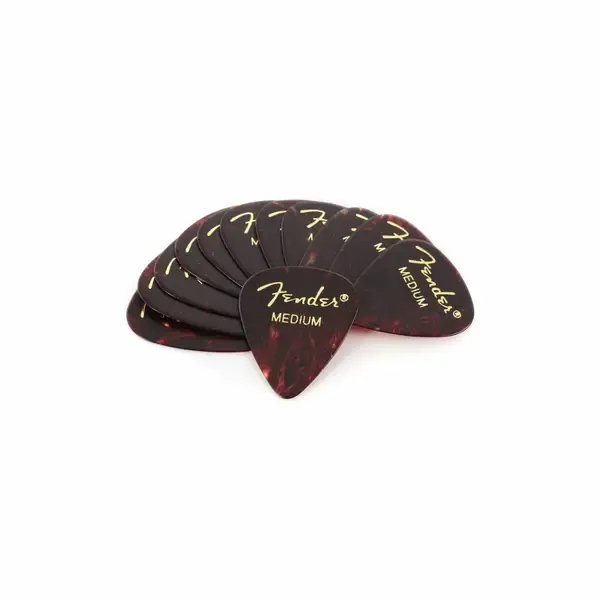 Медиаторы Fender Classic Celluloid Picks Shell Medium 12шт.