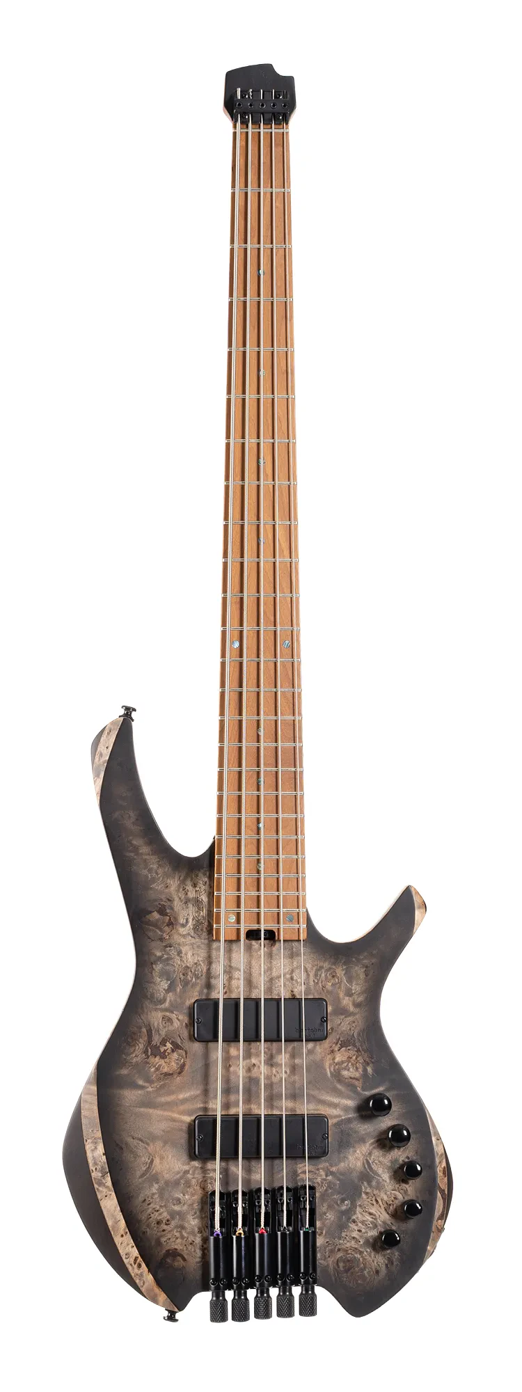 Бас-гитара Cort Space5-WBAG-SDB Artisan Series безголовая, 5-струнная, коричневая