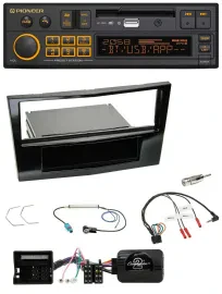 Pioneer DAB Lenkrad USB Bluetooth Autoradio für Opel Astra H Corsa D Zafira B Kl