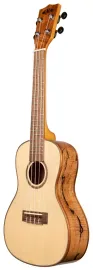 KALA KA-FMCG - Solid Spruce Flame Maple Concert Ukulele, with Case (UC-C)