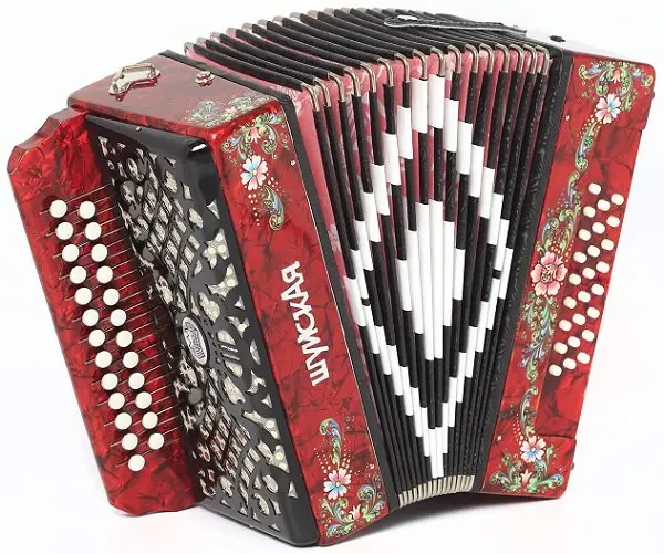 Гармонь Шуйская гармонь S32XL-C-RED "Шуйская" 25х25-III-2
