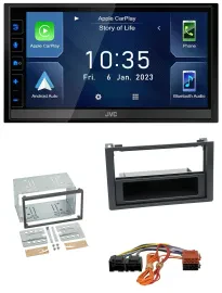 JVC DAB Bluetooth MP3 USB 2DIN Autoradio für Saab 9.3 Ys3F 2007-2012