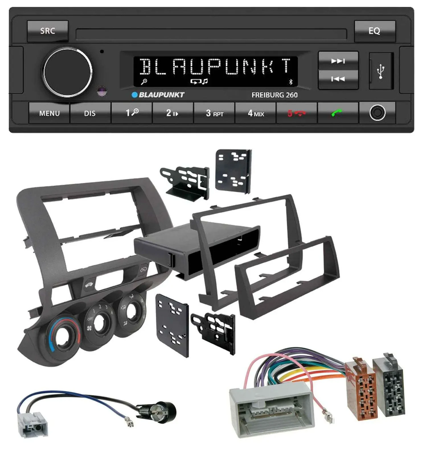 Автомагнитола для Honda Fit 2006–2007 (US) Blaupunkt Bluetooth, USB, AUX, MP3