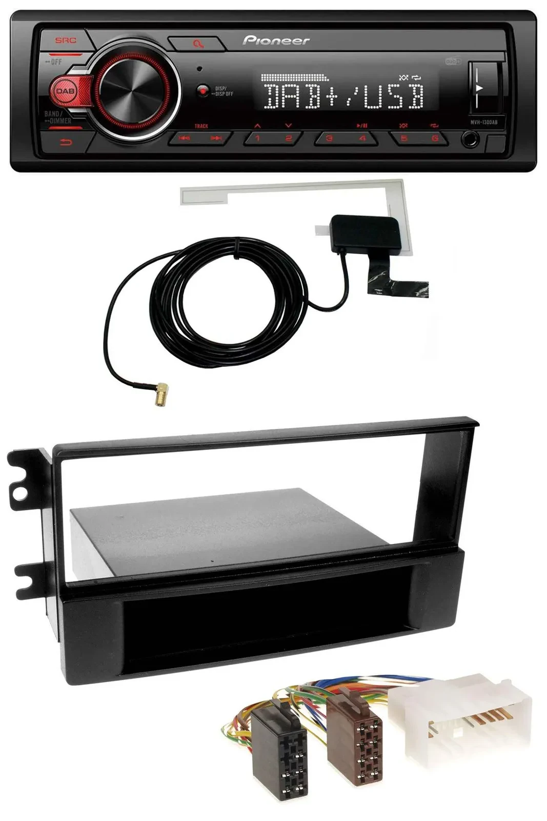 Автомагнитола для Kia Sportage Pioneer 1-DIN, MP3, DAB, USB, AUX