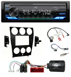 JVC Bluetooth DAB USB Lenkrad Autoradio für Mazda 6 (2006-2008)