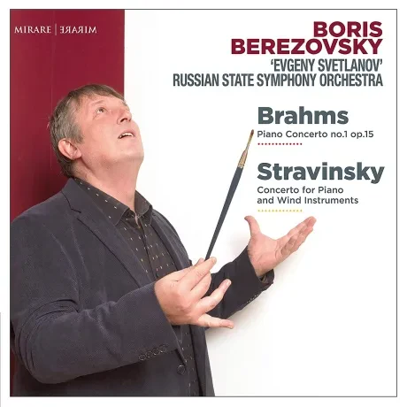 BORIS BEREZOVSKY / SVETLANOV SYMPHONY ORCHESTRA - Brahms: Piano Concerto No.1  / Stravinsky: Concerto For Piano & Wind Instruments (CD)