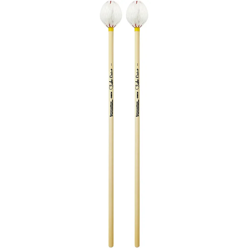 Innovative Percussion Eriko Daimo Rattan Marimba Mallets Hard White Yarn