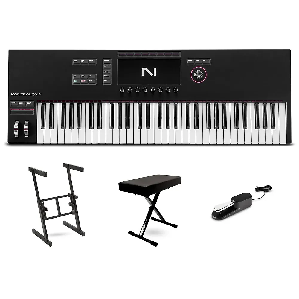 Native Instruments Kontrol S61 MK3 61-Key MIDI Keyboard Controller Essentials